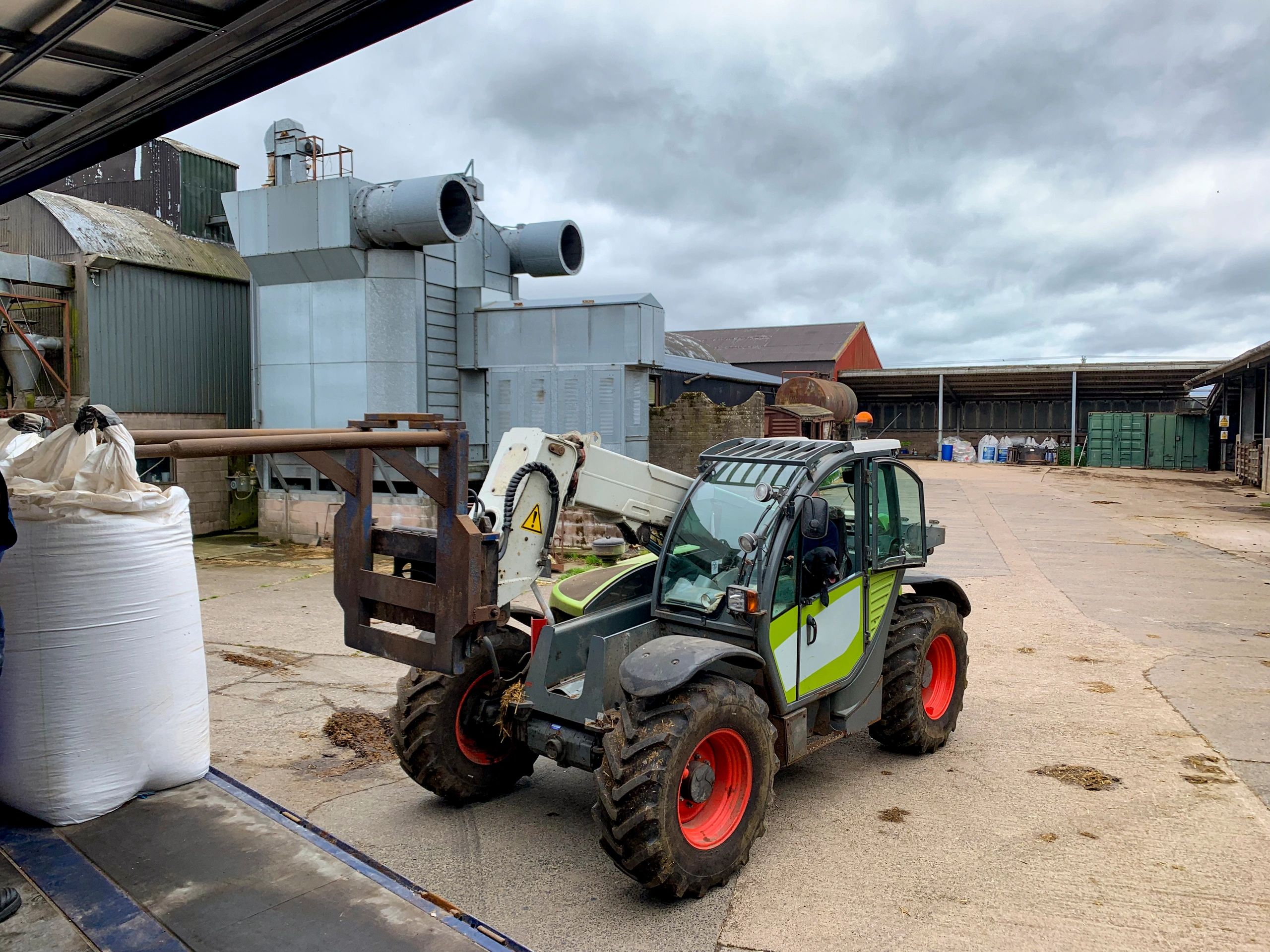 Farm equipment ready for on-site fueling